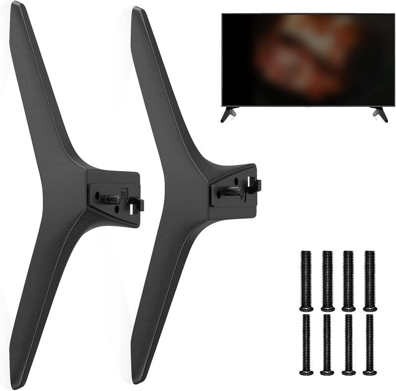 MILADA TV Stand Legs Replacement for LG 49 50 55 Inch 49UJ6300 49LJ5550 49UK6300 50UJ6300 50UK6300MEZ64114730 55UK6500 55UK6300 55UM6900 55UK6090PUA 55UN7300 55LJ550M 50UM7300 - Image 1